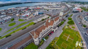 Dunedin Railway Station Aerial 1