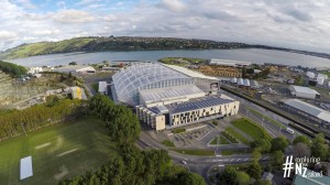 Forsyth Barr Stadium aerial